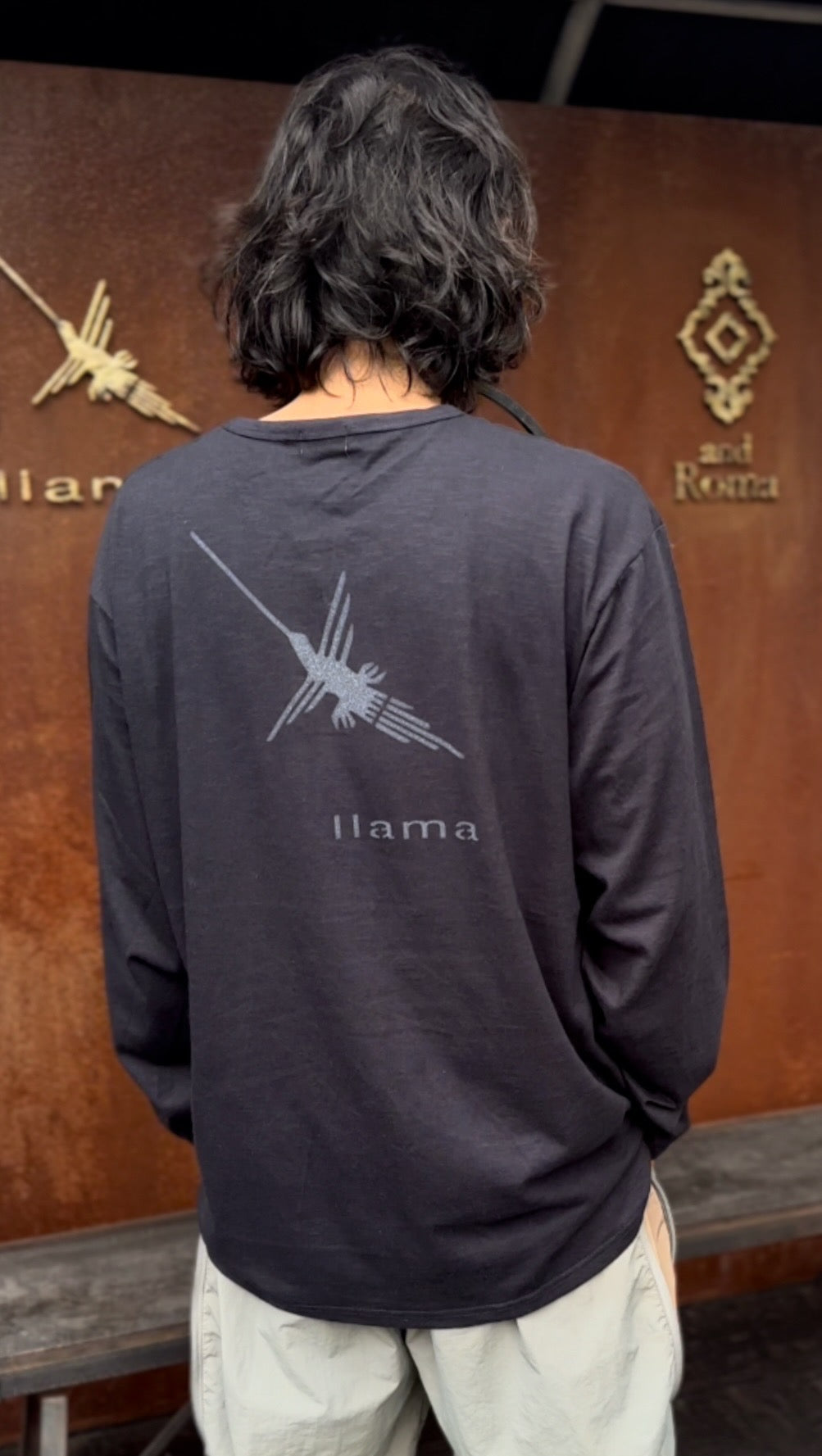 llama Tシャツ(長袖)